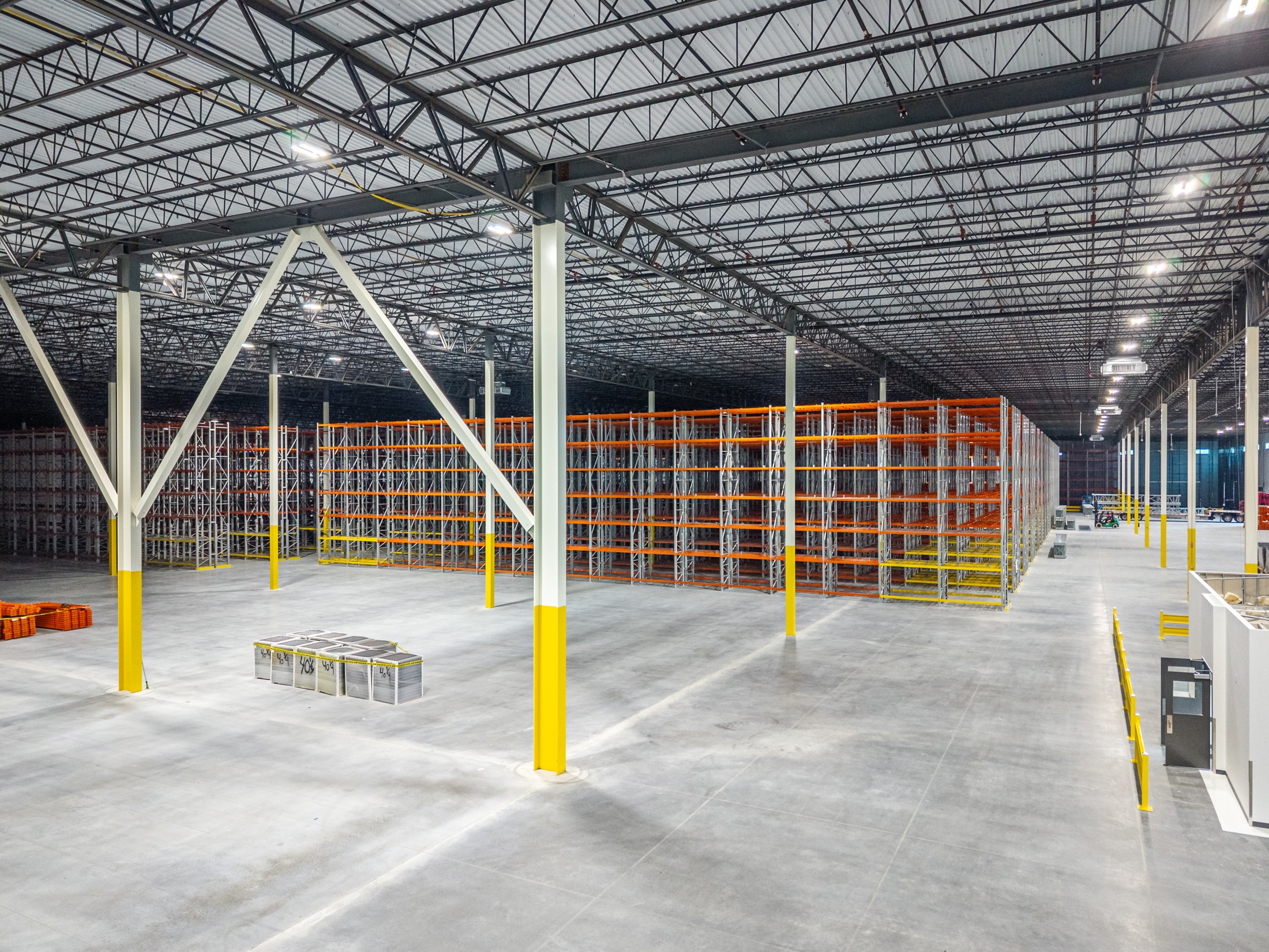 DHL warehouse rack system
