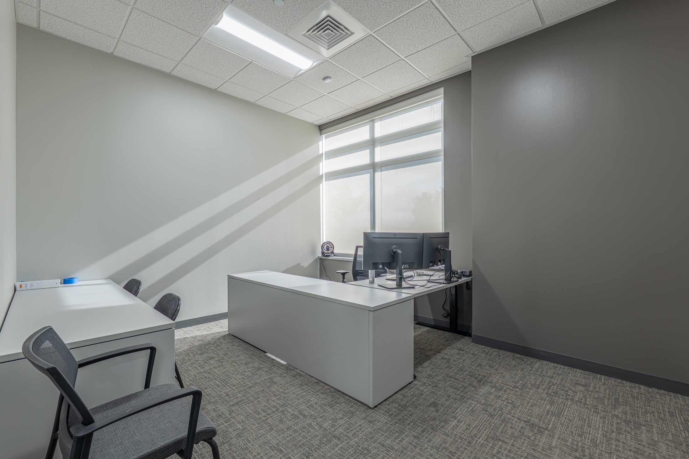 Finished private office inside the DHL facility
