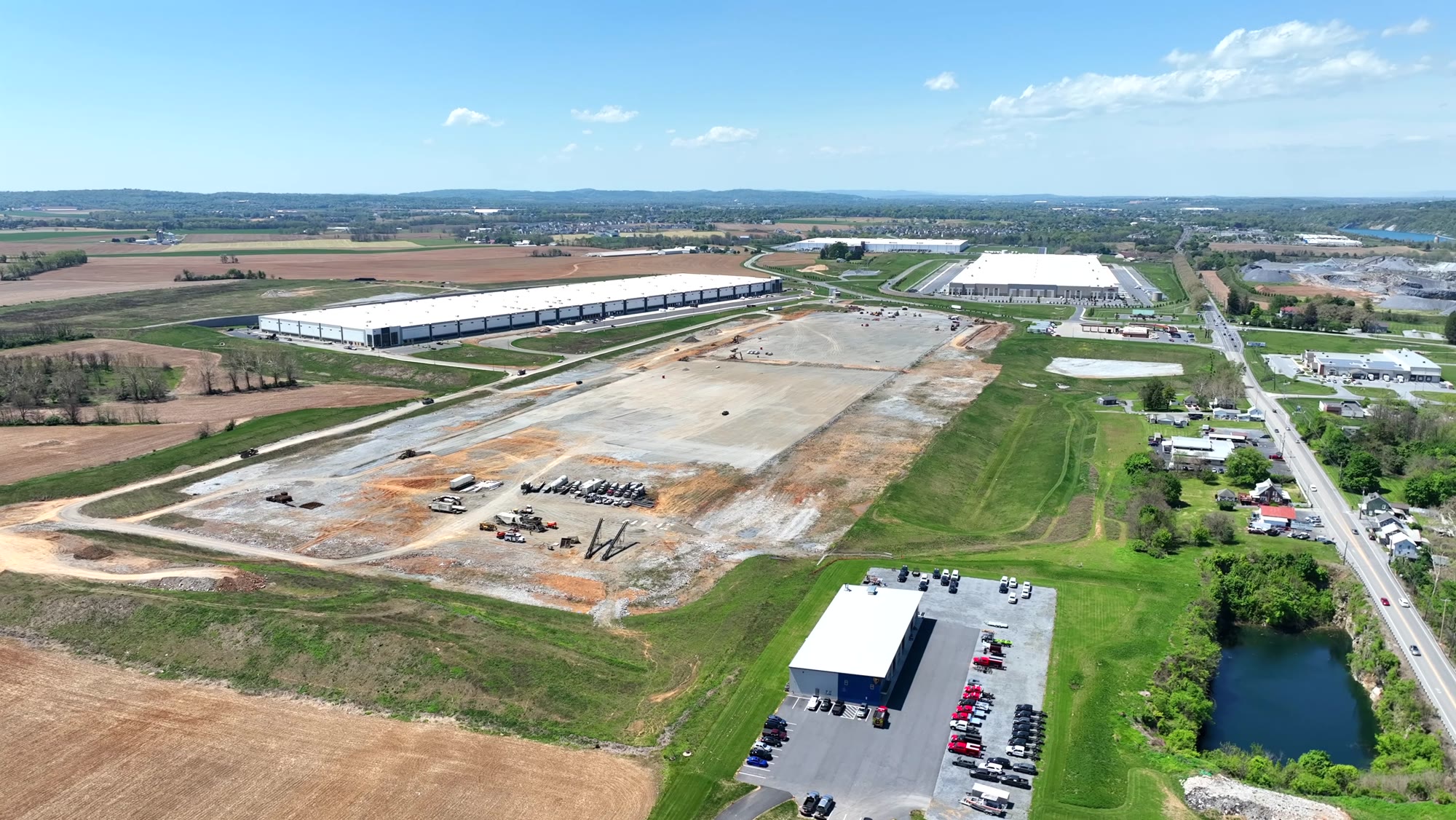 Building 1 site in May 2026